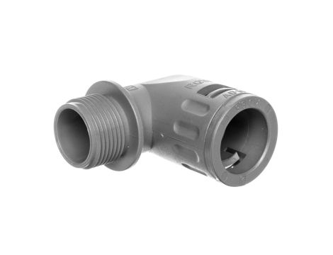 Dławnica kątowa do węża osłonowego PG13,5 IP68 SILVYN KLICK 90 stopni 13,5 szara 56000100 /50szt./