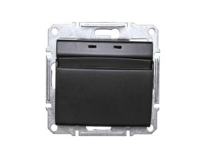 SEDNA Łącznik hotelowy 10A 250V IP20 grafitowy SDN1900170
