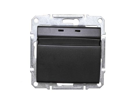 SEDNA Łącznik hotelowy 10A 250V IP20 grafitowy SDN1900170