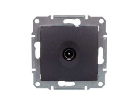 SEDNA Gniazdo antenowe TV końcowe grafitowe SDN3201670