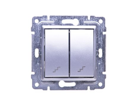 VENA Łącznik schodowy podwójny aluminium 514019