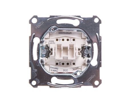 Merten Łącznik dwubiegunowy 10A 250V MTN3112-0000