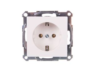 Merten System M Gniazdo pojedyncze Schuko 16A IP20 biel polarna MTN2401-0319