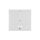 Merten System M Klawisz podwójny z podświetleniem biały MTN3420-0325