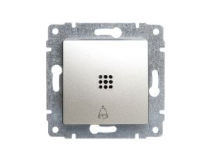 VENA Przycisk /dzwonek/ z podświetleniem satyna 525014