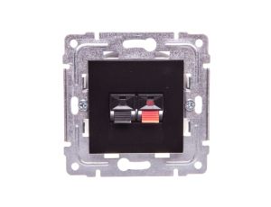 DANTE Gniazdo głośnikowe pojedyncze czarne 450972