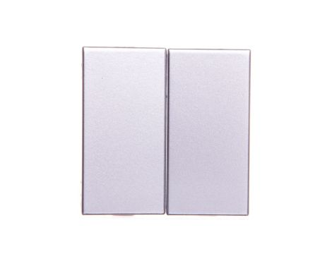 VENA Klawisz podwójny 2szt. 22,5x45 aluminium 514080