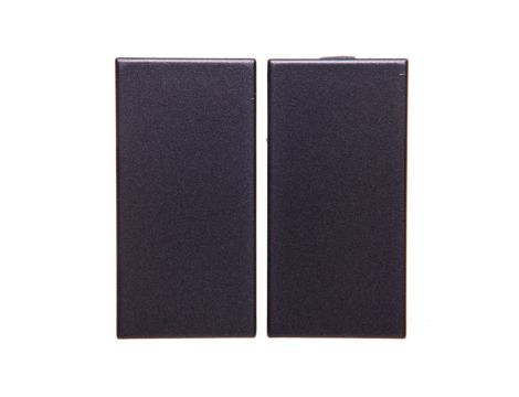 KOS66 Klawisz podwójny 2szt. 22,5x45 grafit 666080