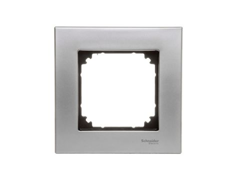 Merten M-Elegance Ramka pojedyncza metalowa platynowy srebrny MTN403160