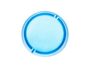 Soczewka przycisku 22mm płaska niebieska bez opisu M22-XL-B 216457 /10szt./