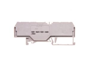 Złączka szynowa diodowa 4-przewodowa 4mm2 szara 281-665/281-400