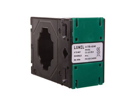 Przekładnik prądowy z otworem na szynę 62/40 (40) 500A/5A klasa 0,5 LCTB 6240400500A55