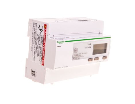 Licznik energii elektrycznej 1/3-fazowy 125A 100-277/173-480V kl.1/B Bacnet MID taryfowy cyfrowy modułowy A9MEM3365