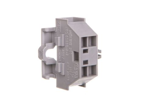 Złączka 4-przewodowa 1,5mm2 szara z mocowaniem śrubowym 260-331 /50szt./