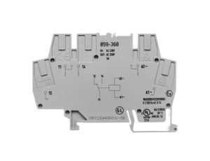 Złączka z przekaźnikiem minaturowym 230V AC 1p 859-368 /10szt./
