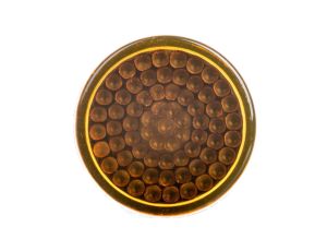 Wskażnik świetlny O 12, IP40, żółtopom., osłonięty LED, 24 V XVLA335