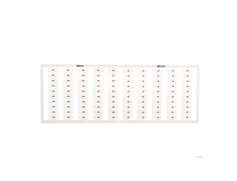 Ramka z oznacznikami 50x 3/4 209-519 /5szt./