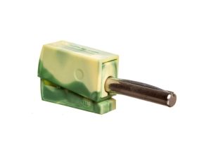 Wtyk bananowy żółto-zielony 215-911 /50szt./
