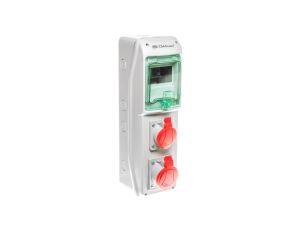 Rozdzielnica budowlana 5 modułów, 1x16A 400V, 1x32A 400V RSS-01 IP44 942010