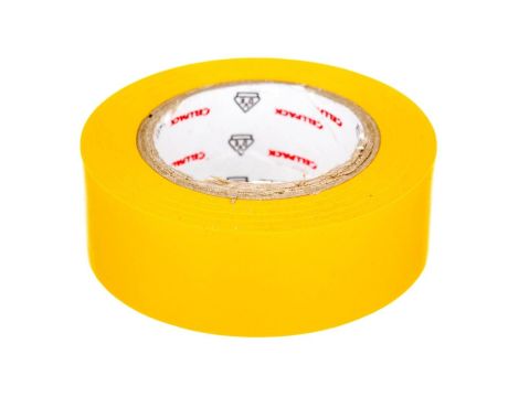 Taśma izolacyjna PVC, 128 0.15-30-25 żółta, 145787 /5szt./