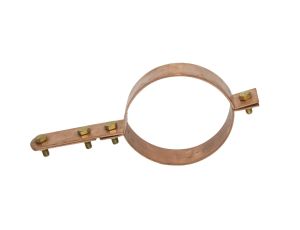 Uchwyt do rury spustowej fi 120mm miedziany skręcany 64.12/S CU /96411203/