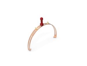 Uchwyt gąsiorowy uniwersalny miedziany z plastikiem g6 MAX 59.2 MAX CU /95901203/