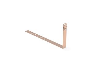 Uchwyt pod dachówkę L-450mm H-150mm miedziany z zaczepem skręcany 10.4/Z/S CU /91003203/