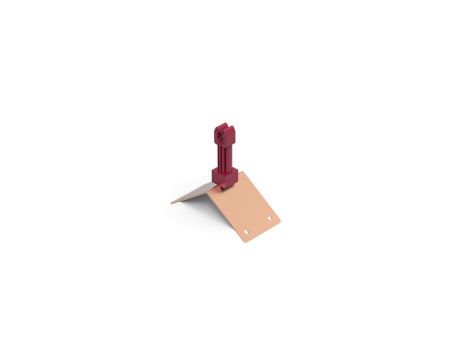 Uchwyt szczytowy L-70mm miedziany z plastikiem 20.1/P CU /92000303/