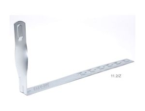 Uchwyt pod dachówkę L-330mm H-150mm nierdzewny skręcony z zaczepami 11.2/Z NI /91102405/