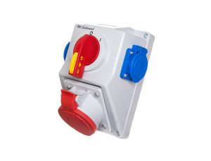 Zestaw instalacyjny 0-I 3P+N+Z, 2 x 2P+Z IP54 C32-18.2N 974061