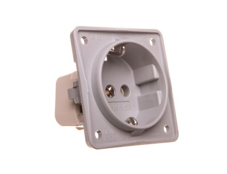Integro Flow Gniazdo SCHUKO szary mat 0941852506