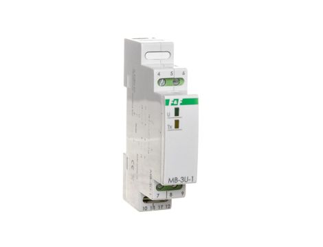 Przetwornik pomiaru napięcia trójfazowy z wyjściem MODBUS RTU MAX-MB-3U-1