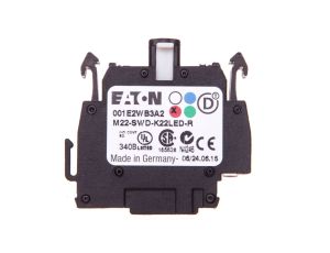 Styk pomocniczy 2P z diodą LED czerwoną montaż czołowy SmartWire-DT 115981