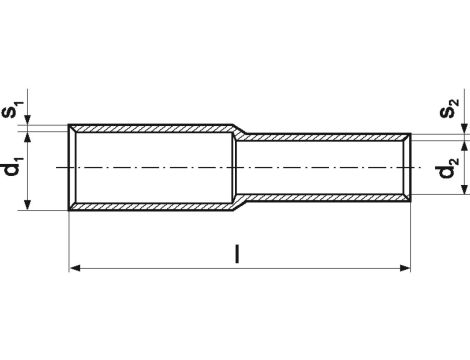 Złączka Cu redukcyjna KLR 300-185 /20szt./