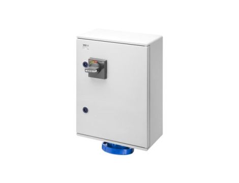 Gniazdo stałe 5P 125A 230V niebieskie 9h IP55 GW66594 ELIT00707