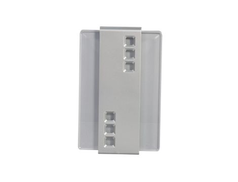 Gong dwutonowy VETRO 8V srebrny GNT-247-SRB SUN10000143