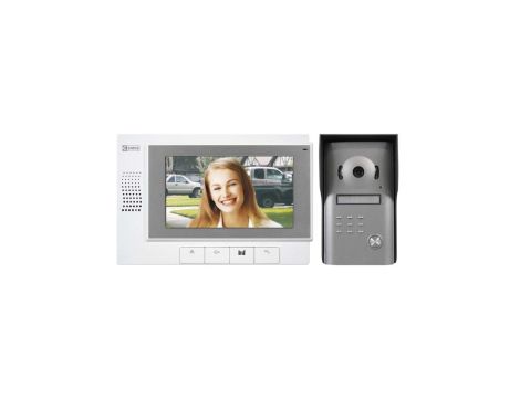 Zestaw wideodomofonowy LCD 7cali + kamera biały RL-03M H1011