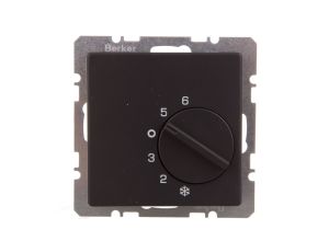 Q.1/Q.3 Regulator temperatury pomieszczenia ze stykiem zmiennym antracyt aksamit 20266086