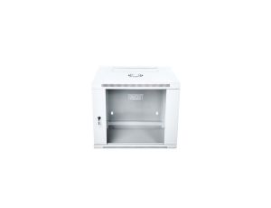 Szafa krosowa wisząca dzielona 19 cali 12U 600x635x600 szara DN-WD19 12U/600