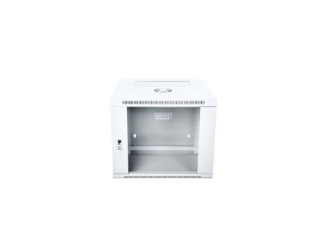 Szafa krosowa wisząca dzielona 19 cali 12U 600x635x600 szara DN-WD19 12U/600