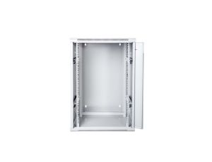 Szafa krosowa wisząca dzielona 19 cali 18U 600x901x600 szara DN-WD19 18U/600