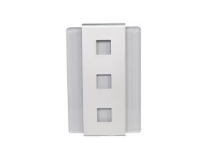 Gong z wbudowanym transformatorem dwutonowy GLASSO 230V srebrny GNW-248 SUN10000168