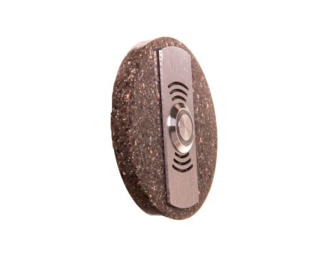 Przycisk dzwonkowy okrągły z podświetleniem brązowy 1A/250V PDK-252-BRA YNS10000022