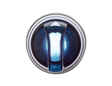 Napęd przełącznika 3 położeniowy niebieski z podświetleniem bez samopowrotu LPCSL1306