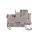 Złączka szynowa 3-przewodowa 4mm2 szara UT 4-TWIN/ 1P 3060267 /50szt./