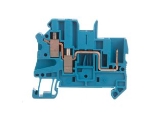 Złączka szynowa 3-przewodowa 2,5mm2 śrubowa/wtykowa niebieska UT 2,5-TWIN/1P BU 3060500 /50szt./