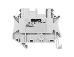 Złączka szynowa 2-przewodowa 2,5mm2 szara UT 2,5-MTD P/P 3064098 /50szt./