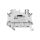 Złączka szynowa 2-przewodowa 2,5mm2 szara UT 2,5-MTD P/P 3064098 /50szt./