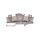 Złączka szynowa 2-przewodowa 6mm2 szara UTMED 6 3047413