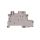 Złączka szynowa ochronna 4mm2 szara UT 4-PE/TG 3070024 /50szt./